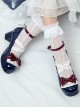 Retro Patent Leather Bowknot Sweet Lolita Shoes