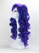Lolita blue and purple Japanese pick long curly anime