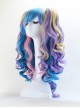 Lolita color Japanese provocative long curly hair