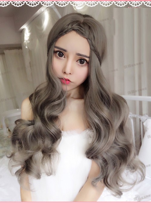 Aoki Gridelin Centre Parting Long Curly Hair Lolita Wig