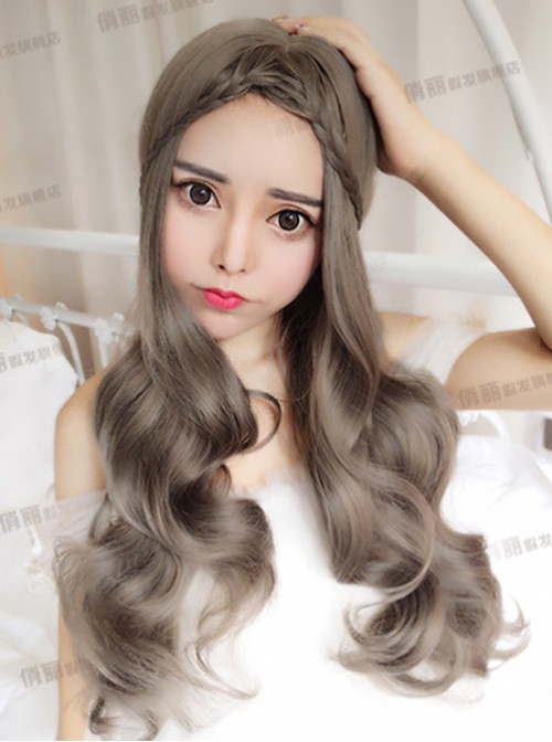 Aoki Gridelin Centre Parting Long Curly Hair Lolita Wig