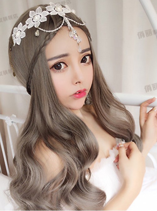 Aoki Gridelin Centre Parting Long Curly Hair Lolita Wig