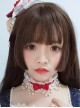 Dark Brown Long Straight Hair Lolita Wig