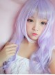Lovly Fluffy And Large Wave Gray-purple Long Curly Hair Lolita Wig