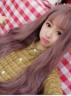 Fluffy Large Wave Taro Purple Long Curly Hair Lolita Wig