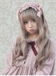 Lovely Large Wave Granny grey Long Curly Hair Lolita Wig
