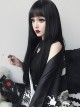 Long Straight Hair Natural Black Lolita Wig