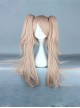 Dual Horsetail Light Brown Cosplay Lolita Wig