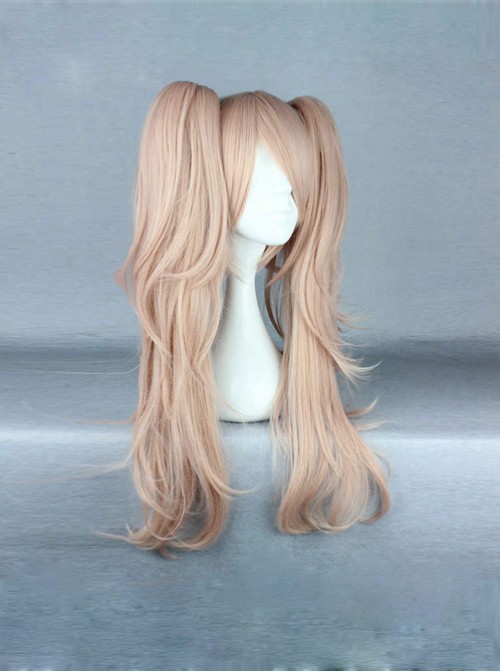 Dual Horsetail Light Brown Cosplay Lolita Wig