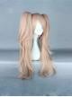 Dual Horsetail Light Brown Cosplay Lolita Wig