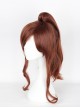 Sailor Moon Ponytail Brown Long Curly Cosplay Wig