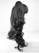 Half Black Half White Harajuku Style Long Curly Hair Cosplay Lolita Wig