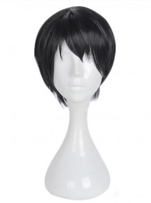 Short Black Hair Handsome Cosplay Lolita Wig