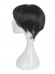 Short Black Hair Handsome Cosplay Lolita Wig