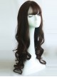 Large Wavy Air-bangs Long Curly Hair Lolita Wig