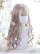 Milk Tea Color Long Curly Hair Classic Lolita Wig