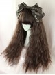 Dark Brown Fluffy Corn Perm Lolita Wig