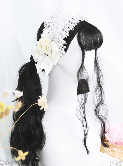 Cute Egg Roll Long Hair Lolita Wig