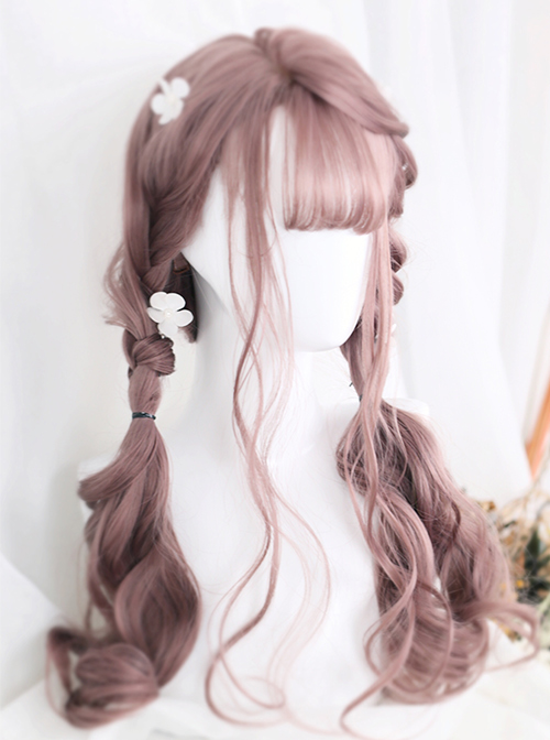 Doris Series Air-bangs Long Curly Hair Lolita Wig