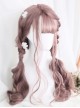 Doris Series Air-bangs Long Curly Hair Lolita Wig