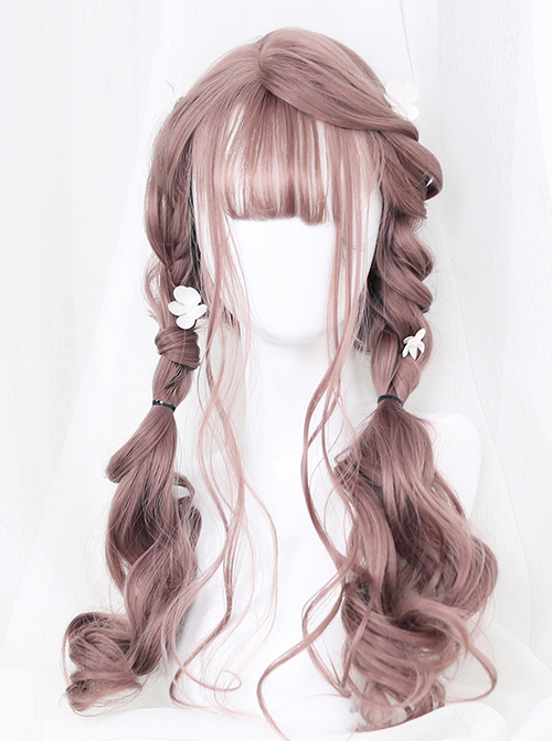 Doris Series Air-bangs Long Curly Hair Lolita Wig