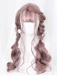 Doris Series Air-bangs Long Curly Hair Lolita Wig