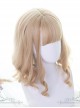 Light Gold Short Rome Curly Lolita Wig