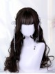 Hime Cut Inner Buckle Long Curly Hair Lolita Wig