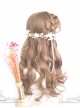 Centre Parting Honey Pudding Long Curly Hair Lolita Wig