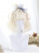 Air-bangs Milk White Short Curly Lolita Wig