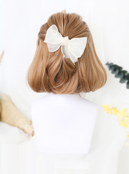 Inner Buckle Short Curly Hair Lolita Wig