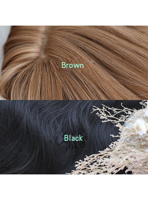 Inner Buckle Short Curly Hair Lolita Wig