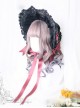 Rome Curly Inner Buckle Grey Pink Gradient Navy Blue Lolita Wig