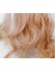 Gentle Coral Tea Big Wavy Hair Lolita Wig