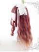 Water Wave Curly Rust Red Gradual Change Lolita Wig