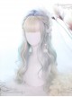 Auroral Color Long Curly Hair Lolita Wig