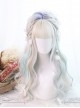 Auroral Color Long Curly Hair Lolita Wig