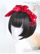 Hime Cut Short Straight Hair Lolita Wig