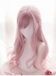 Slanted-bangs Long Curly Hair Lolita Wig