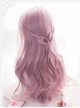 Slanted-bangs Long Curly Hair Lolita Wig