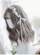 Air-bangs Gray Water Wave Curly Lolita Wig