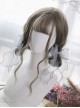 Air-bangs Gray Water Wave Curly Lolita Wig