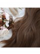 Air-bangs Big Curly Long Hair Brown Lolita Wig