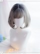 Gray Staining Inner Buckle Short Hair Lolita Wig