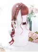 Hair-tail Pink Gradual Color Long Curly Hair Lolita Wigs