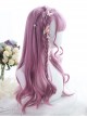 Pink Micro Curly Long Hair Lolita Wigs