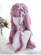 Pink Micro Curly Long Hair Lolita Wigs