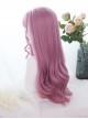 Pink Micro Curly Long Hair Lolita Wigs