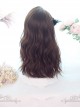 Chocolate Color Large Wave Curly Long Hair Lolita Wigs