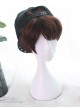 Rose And Flower Thorn Series Brown Short Wavy Hair Lolita Wigs